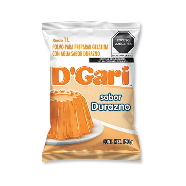 Gelatina D’Gari Durazno (Agua)
