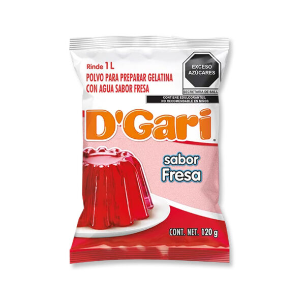 Gelatina D'Gari Fresa (agua)