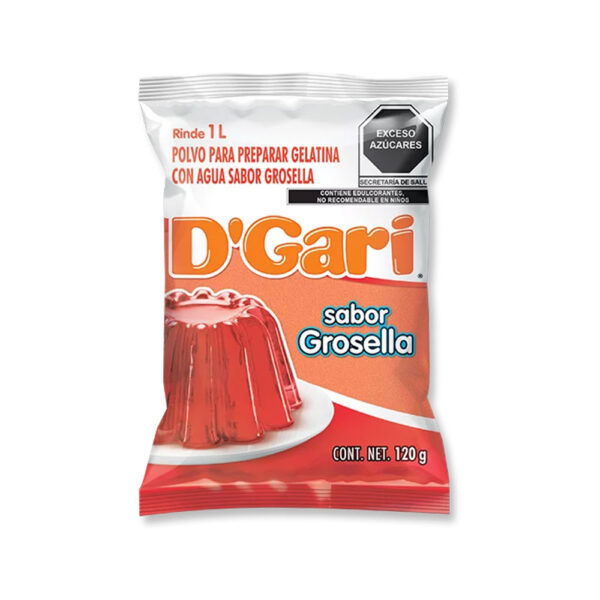Gelatina D'Gari Grosella (agua)