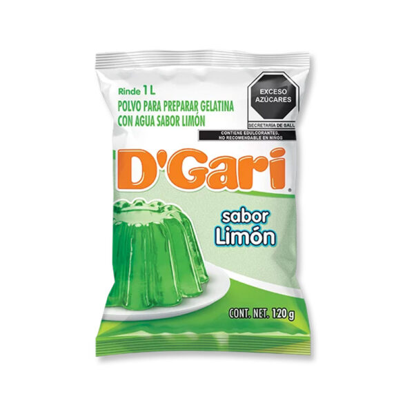 Gelatina D'Gari Limón (agua)