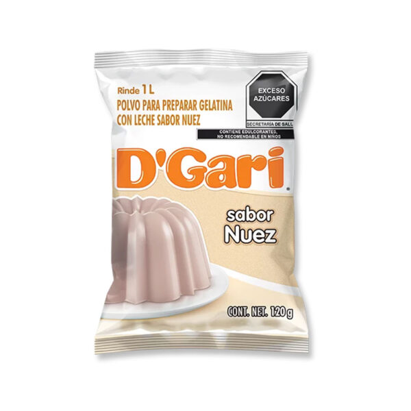Gelatina D'Gari Nuez (Leche)